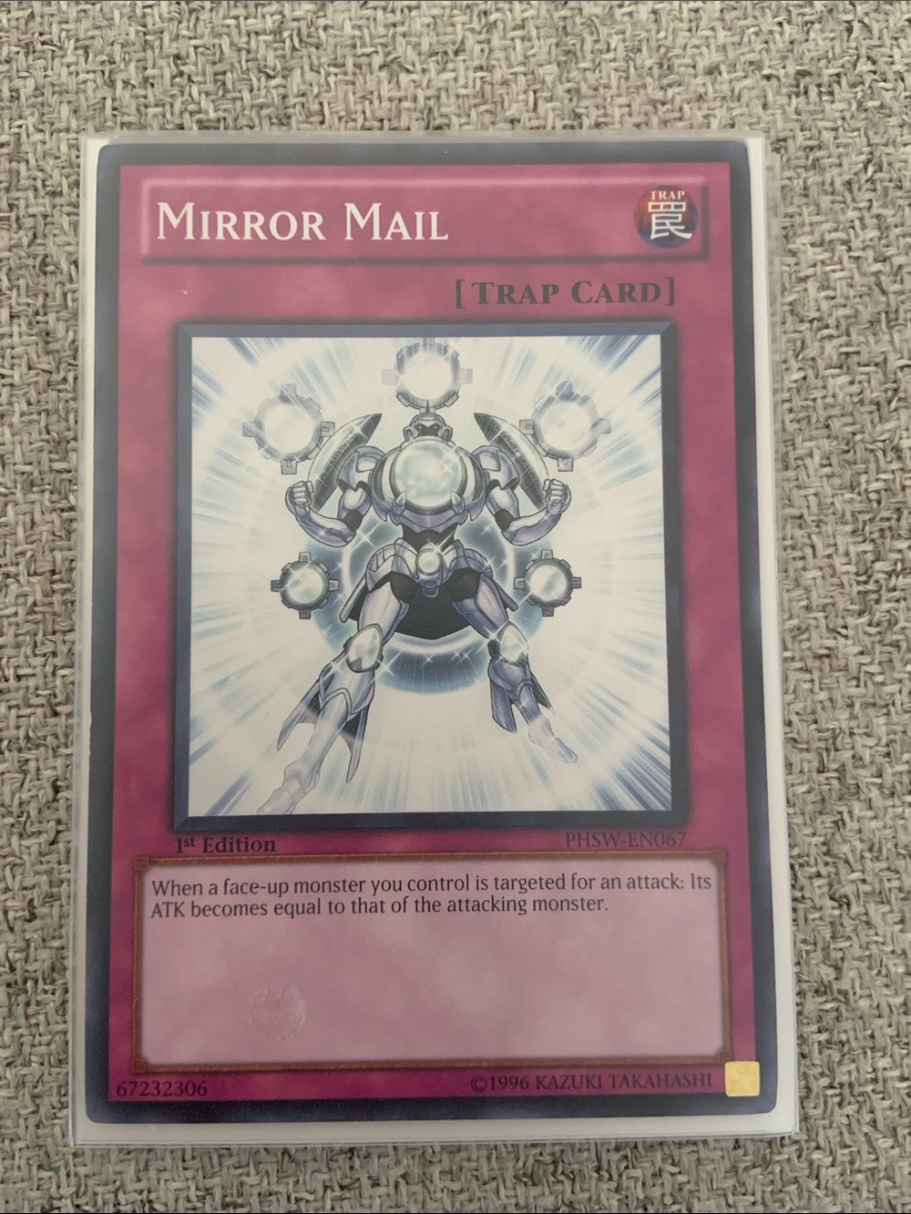 Yu-Gi-Oh Trap Card - Mirror Mail